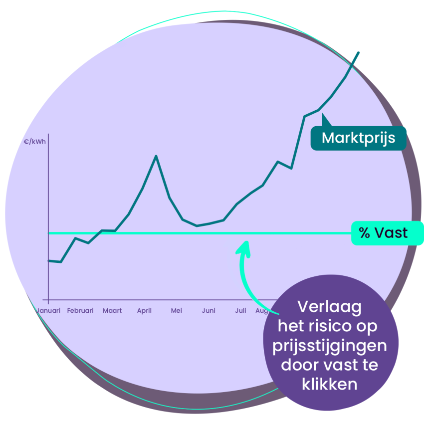 Met een vast tarief kun je het risico op prijsstijgingen in de energiemarkt verlagen